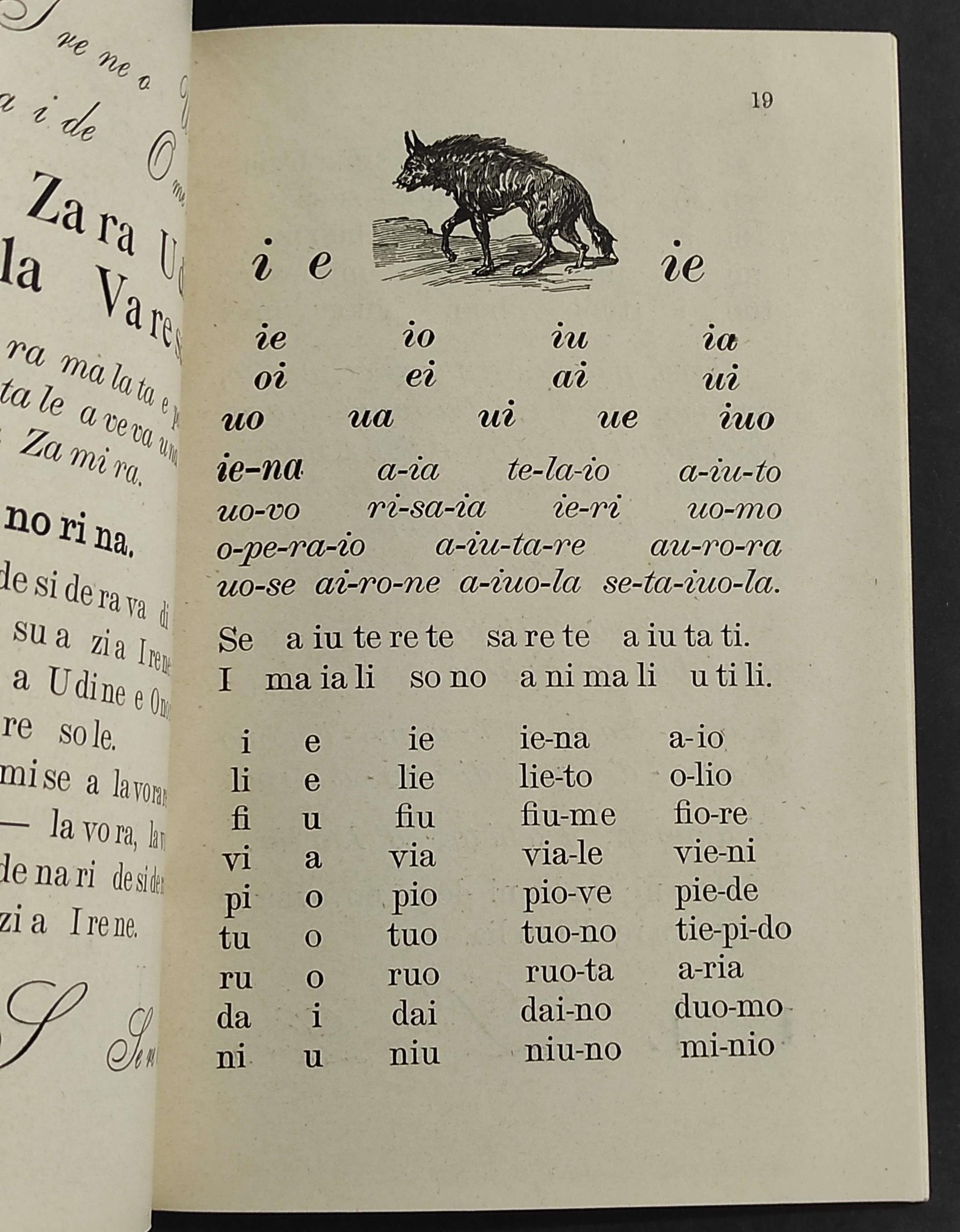 Sillabario Illustrato per l'Insegnamento Contemporaneo - F. Agabiti - Ed. Vecchi - 1906