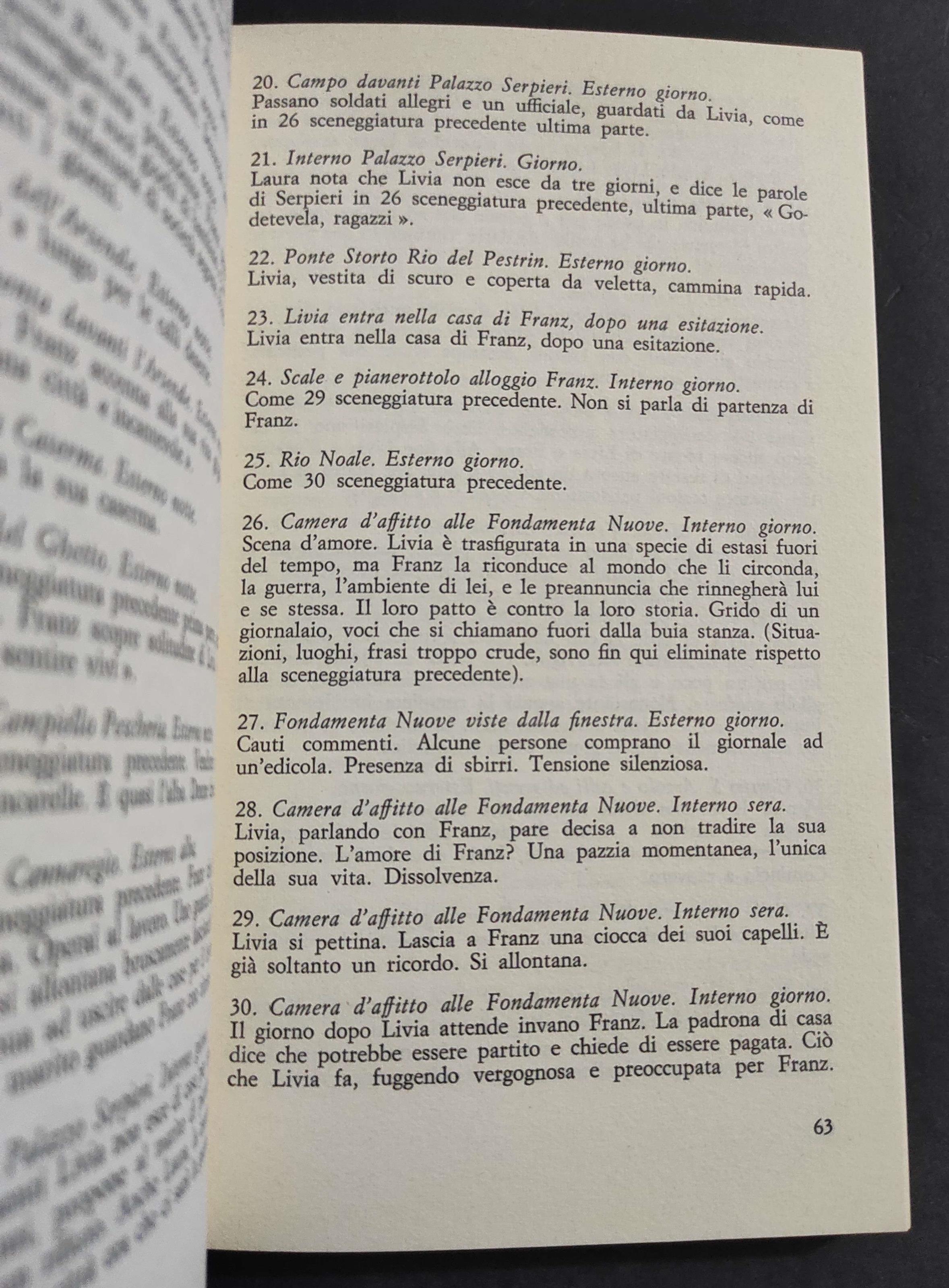 Luchino Visconti - Senso - Ed. Cappelli - 1977