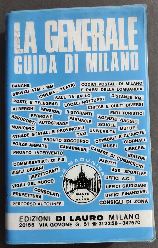 Generale Guida di Milano - Ed. Di Lauro - 1981 - copertina