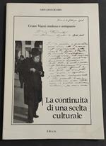 Continuità di una Scelta Culturale - G. Grasso - Ed. E.R.G.A. - 1988