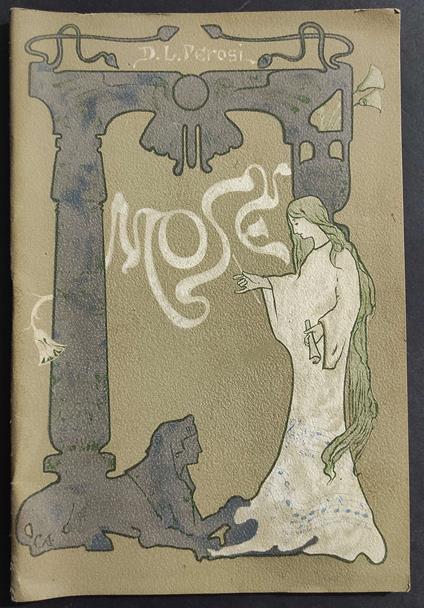 Mosè - Poema Sinfonico-Vocale - D. L. Perosi - Ed. Bertarelli - 1901 - Lorenzo Perosi - copertina