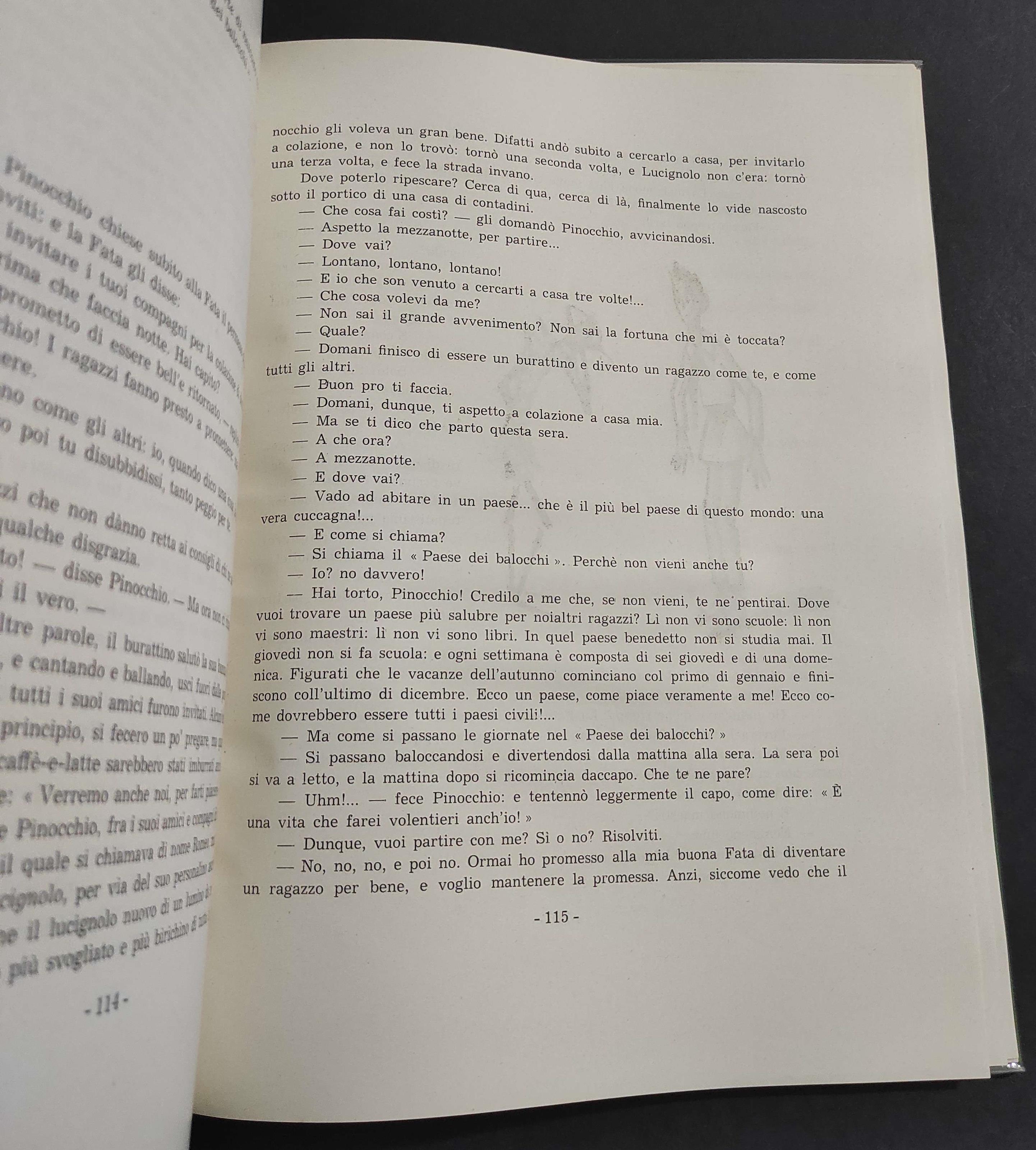 Le Avventure di Pinocchio - C. Collodi - Ill. P. Sinòpico - Ed. Cenobio - 1946