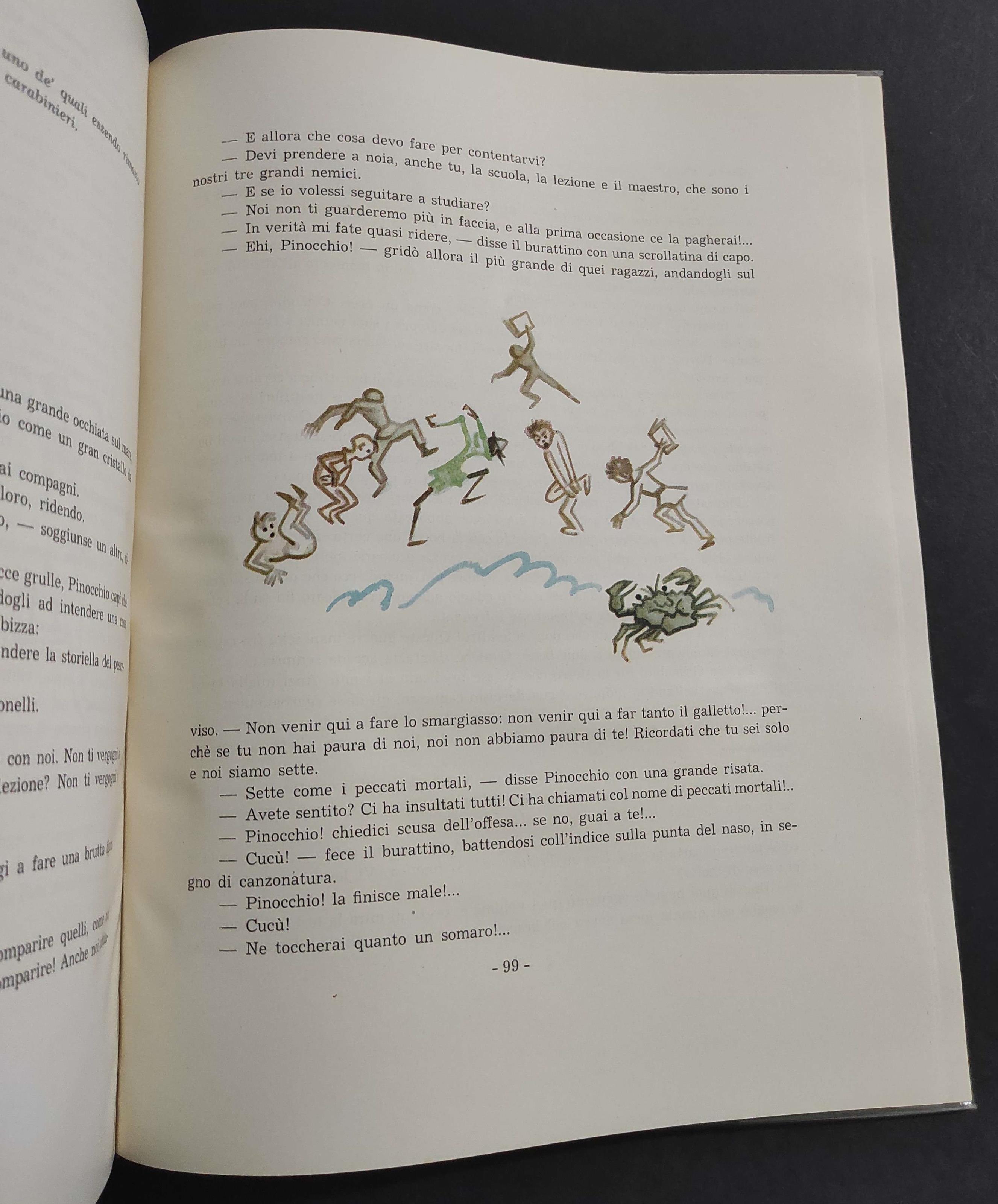 Le Avventure di Pinocchio - C. Collodi - Ill. P. Sinòpico - Ed. Cenobio - 1946