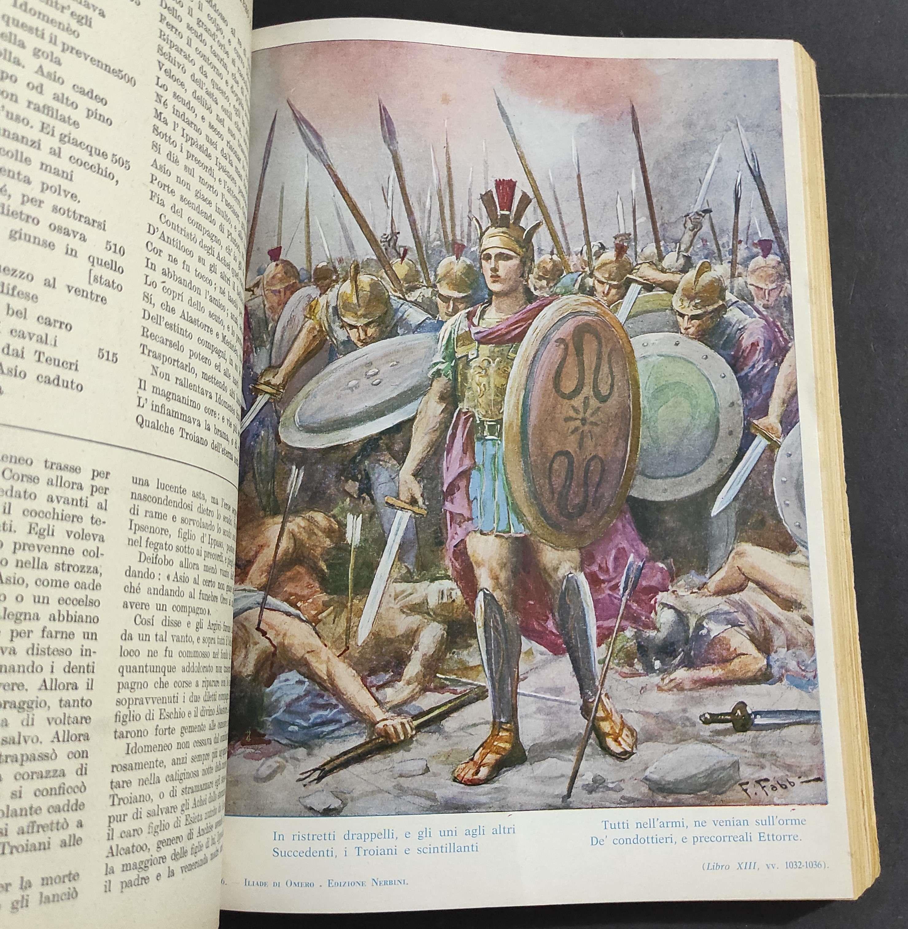 Iliade - Omero - Ed. Nerbini - 1956