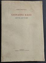 Giovanni XXIII - Sette Letture - L. Capovilla - 1963