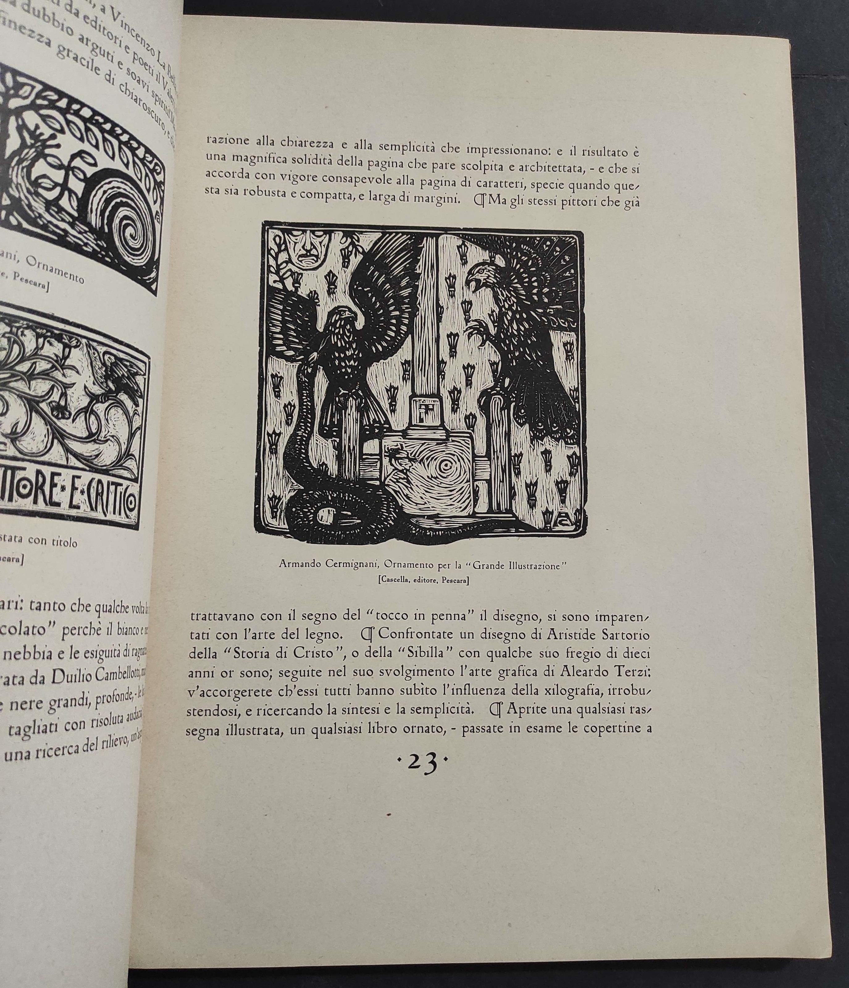 Armando Cermignani - Gli Artisti Italiani del Libro - E. Cozzani - 1922