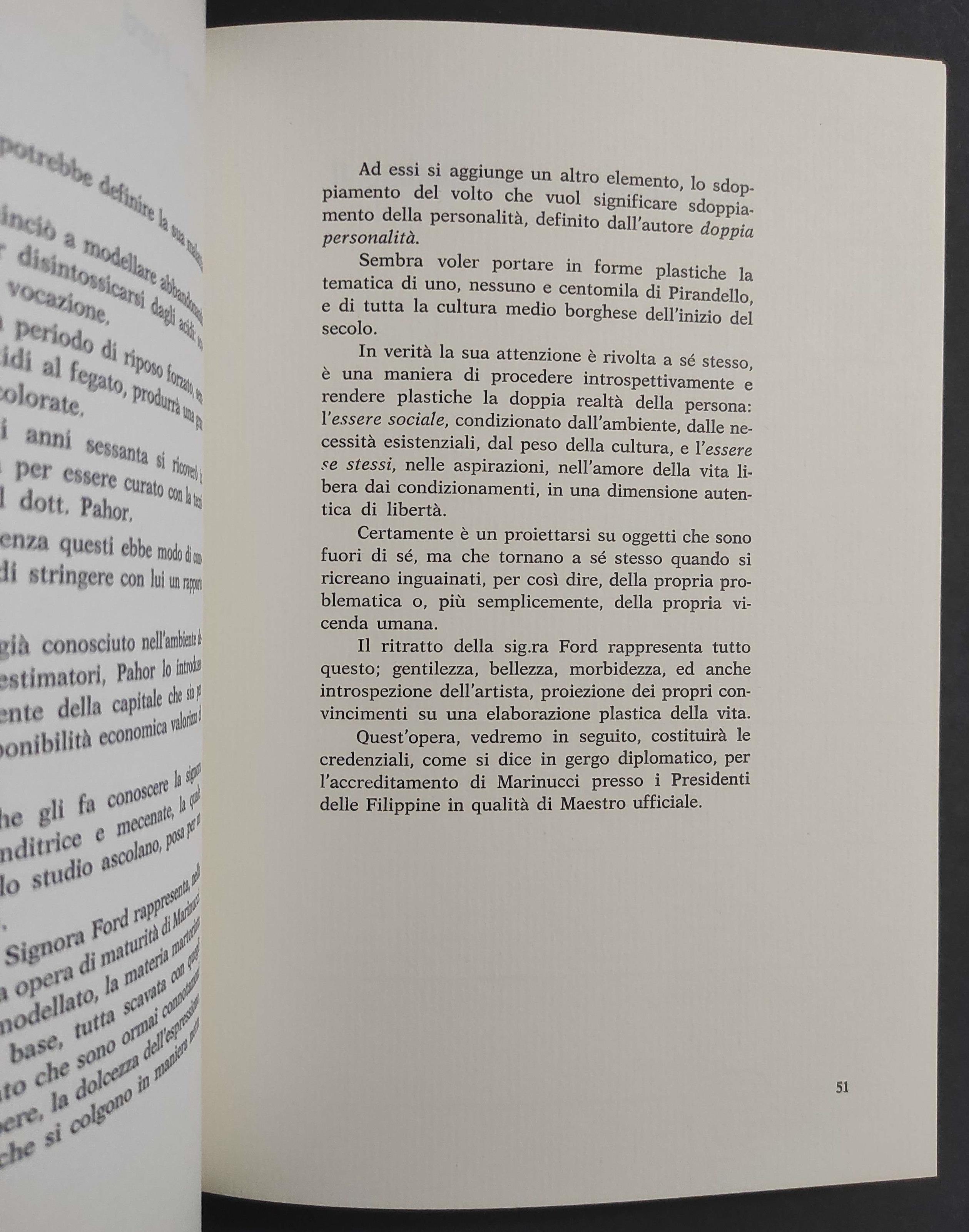 Profilo di Giuseppe Marinucci - M. Crocetta - 1977