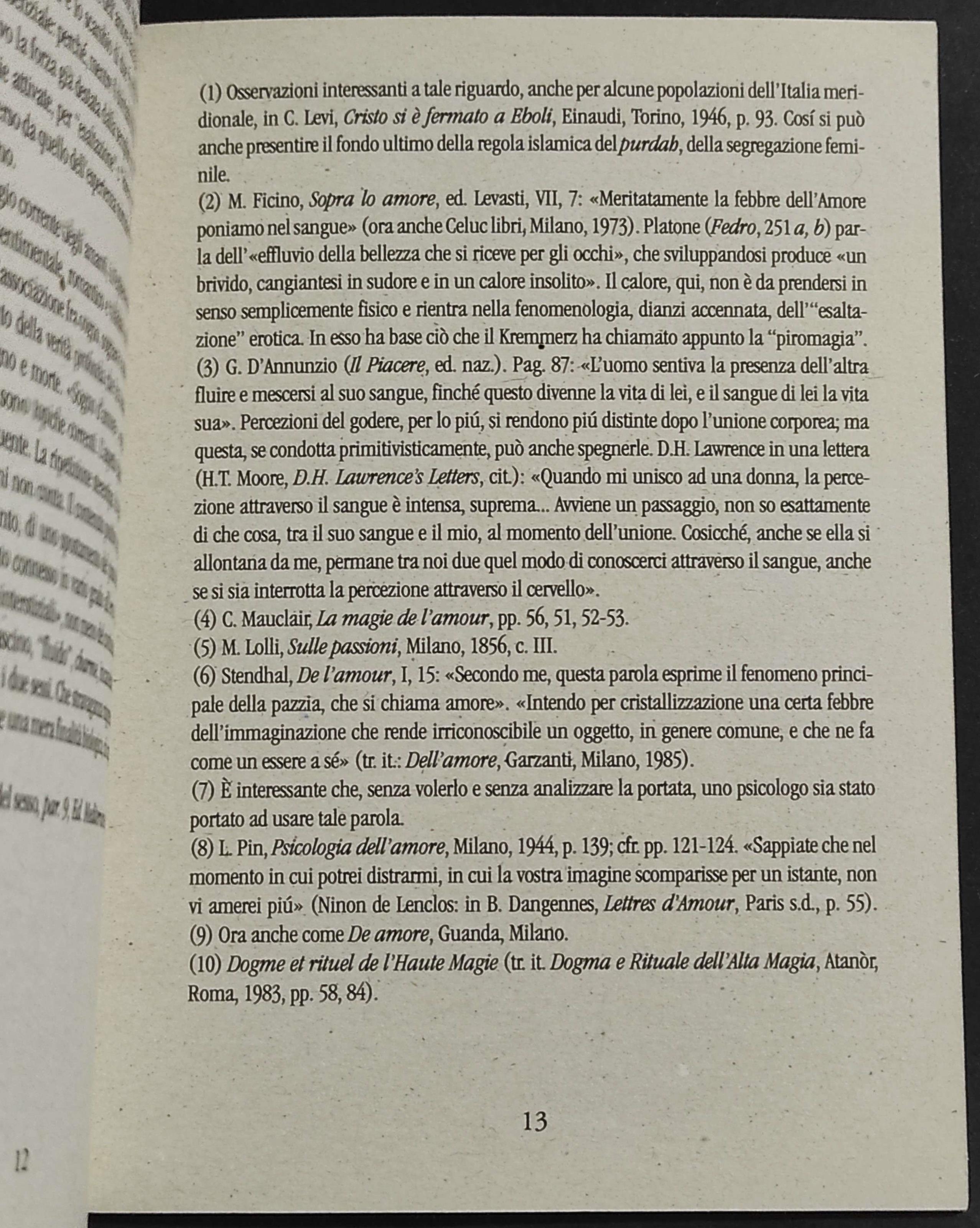 Sesso e Libertà - J. Evola - Ed. Millelire Stampa Alternativa - 1994