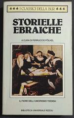 Storielle Ebraiche - F. Folkel - Ed. BUR - 1988
