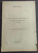 Il Convento di S. Giovanni del Cappuccio di Alessandria - F. Gasparolo - 1909
