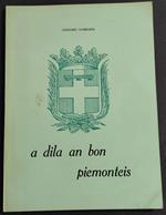 A Dila an Bon Piemonteis - G. Lombardi - 1970