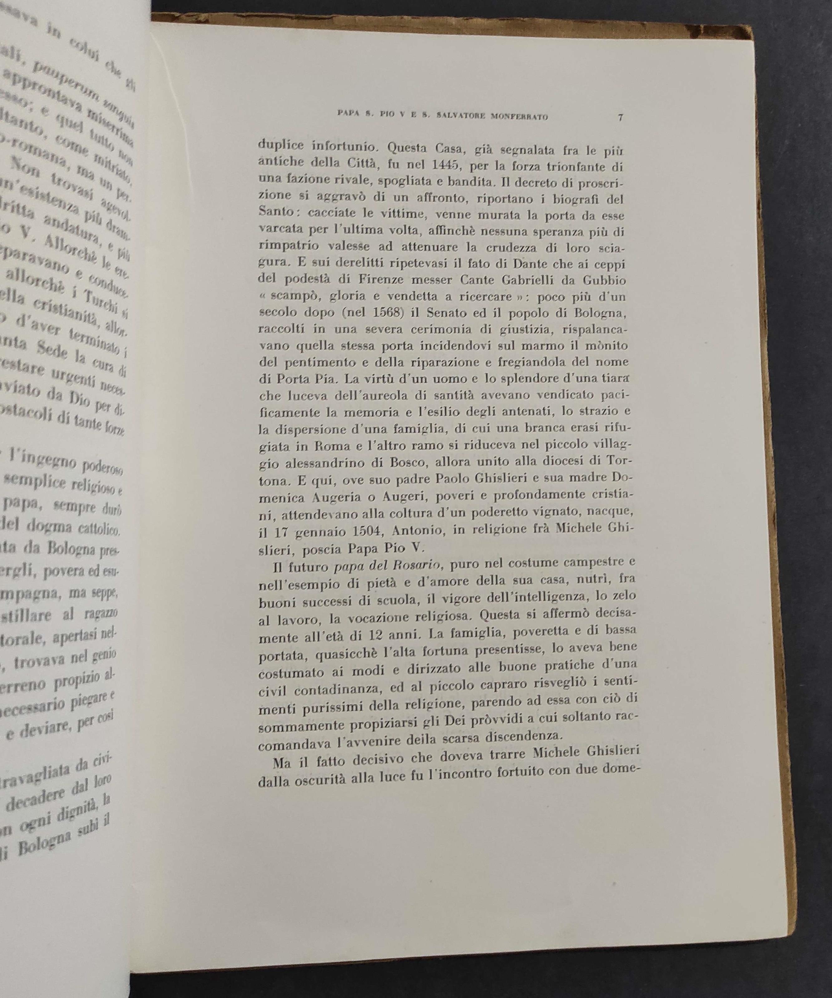 Papa S. Pio V - I suoi Tempi a S. Salvatore Monferrato - E. Roncati - 1928