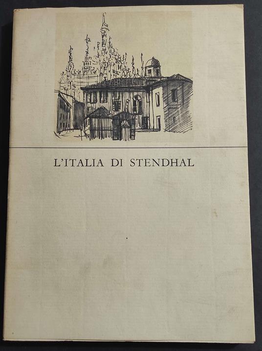 L' Italia di Stendhal - L. Sozzi - 1983 - Lionello Sozzi - copertina
