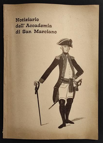 Notiziario dell'accademia di San Marciano - Armi, Uniformologia - 1967 - copertina