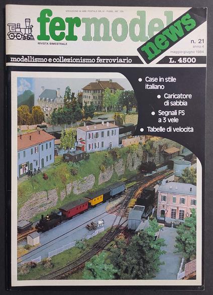 Rivista Modellismo - Fermodel News n.21 - 1984 - copertina