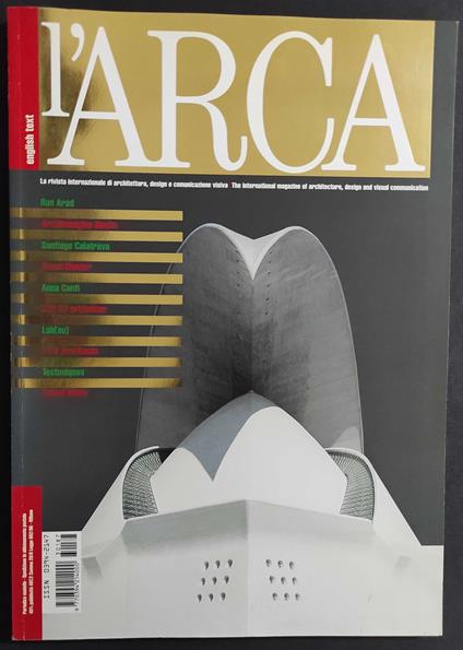 L' Arca - Dicembre 2003 n.187 - Rivista Architettura e Design - copertina