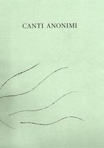Canti anonimi