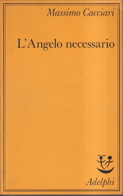 L' angelo necessario - Massimo Cacciari - copertina