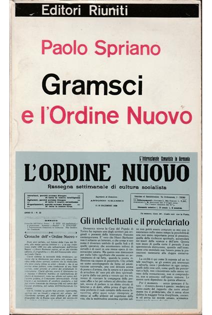 Gramsci e «L’Ordine Nuovo» - Paolo Spriano - copertina