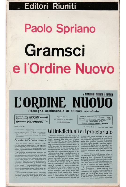 Gramsci e «L’Ordine Nuovo» - Paolo Spriano - copertina