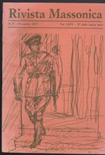 Rivista Massonica n. 9 Novembre 1975 Vol. LXVI - X della nuova serie