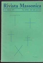 Rivista Massonica n. 2 Febbraio 1977 Vol LXVIII - XII della nuova serie