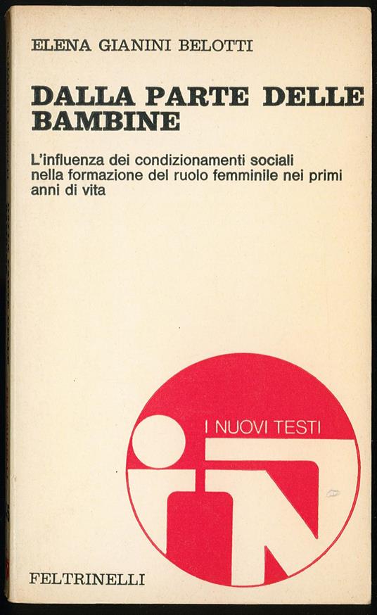 Dalla parte delle bambine - Elena Gianini Belotti - copertina