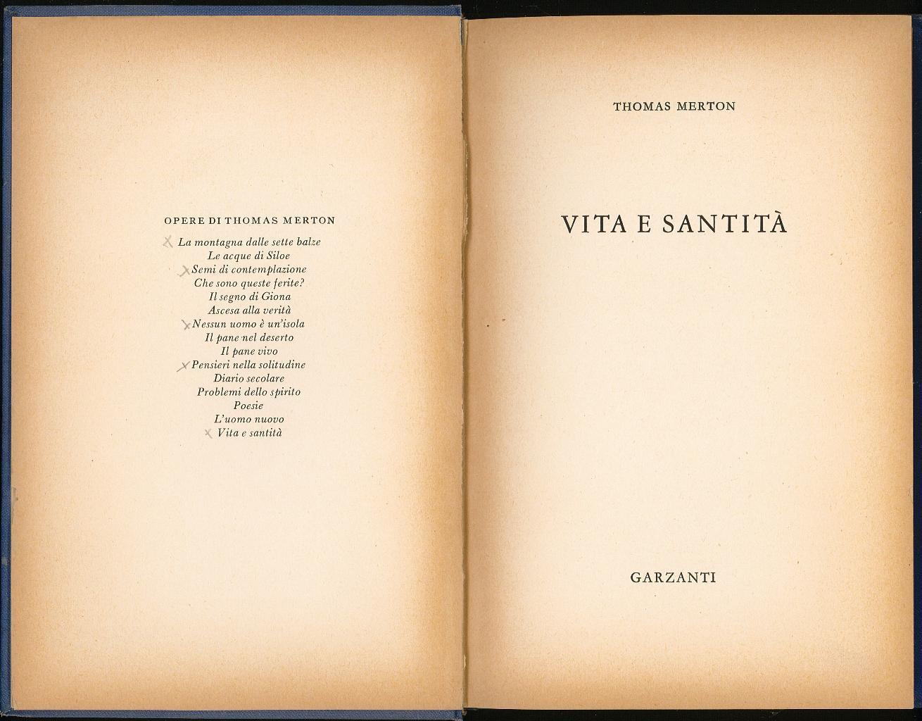 Vita e santità