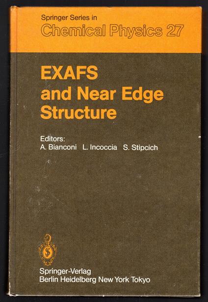 Exafs and Near Edge Structure - copertina