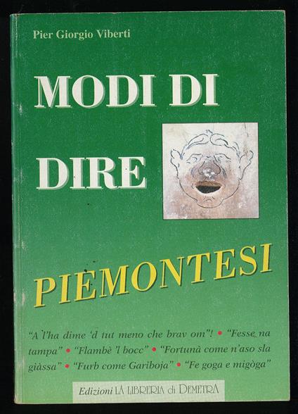 Modi di dire piemontesi - copertina