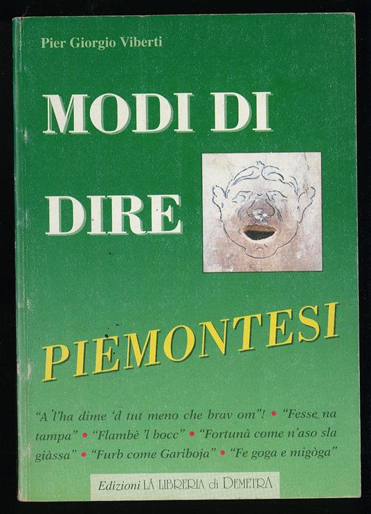 Modi di dire piemontesi - copertina
