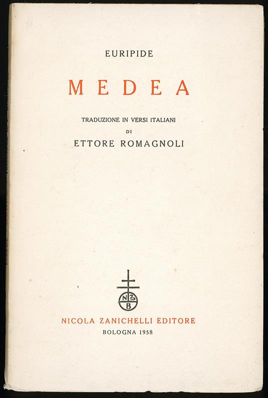 Medea - Euripide - copertina