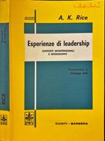 Esperienze di leadership. Rapporti interpersonali e intergruppo