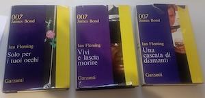 007 James Bond : Vivi e lascia morire - Solo oer i tuoi occhi - Una cascata di diamanti - Ian Fleming - copertina