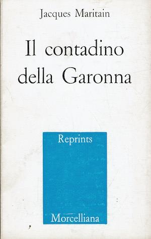 Il contadino della Garonna - Jacques Maritain - copertina