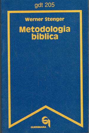 Metodologia biblica - Werner Stenger - copertina