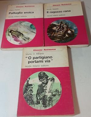Giovane resistenza " O Partigiano portami via " - Pattuglia eroica  - Il ragazzo rana - copertina