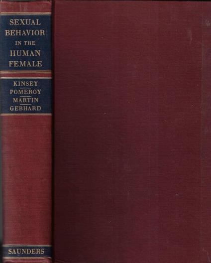 Sexual behavior in the human female - copertina