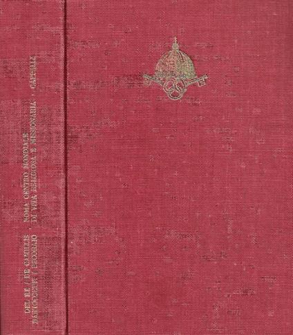 Roma centro mondiale di vita religiosa e missionaria - copertina