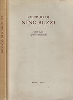 Ricordo di Nino Buzzi