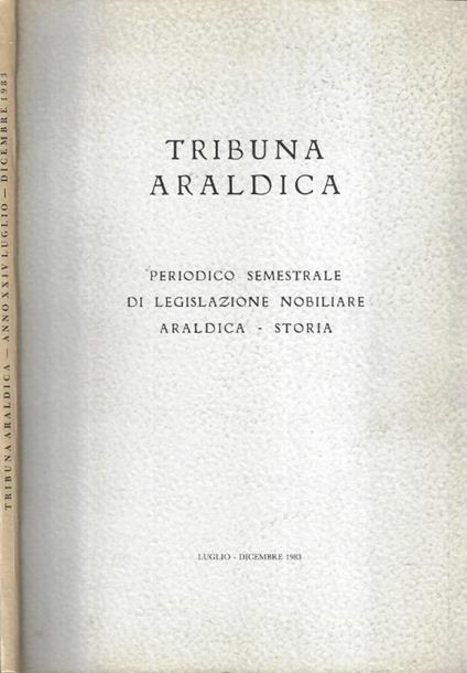 Tribuna araldica - copertina