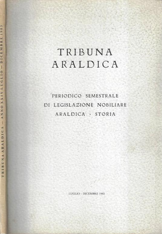 Tribuna araldica - copertina