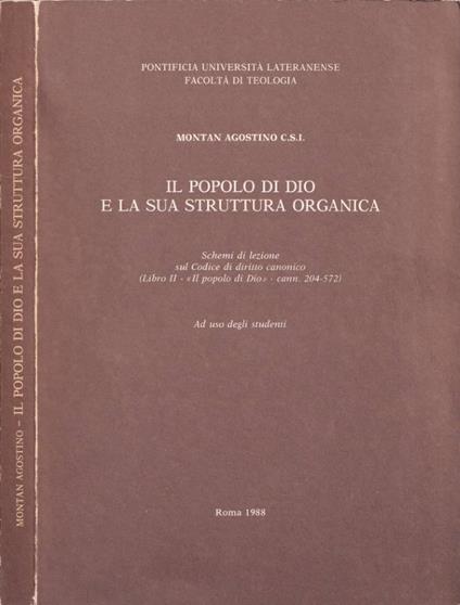 Il popolo di Dio e la sua struttura organica - copertina