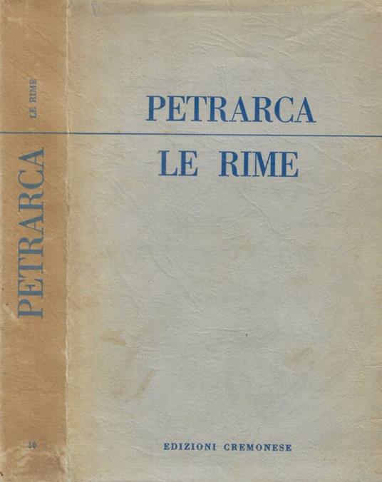Le Rime - Ludovico Ariosto - copertina