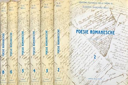 Poesie romanesche vol 2,3,4,5,6,8 - Gioachino Belli - copertina