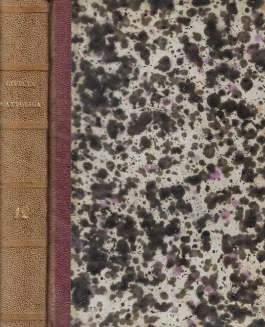 La civiltà cattolica Anno decimoterzo - copertina