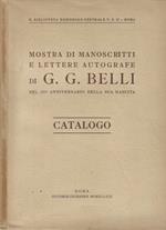 Mostra di manoscritti e lettere autografe di G.G. Belli