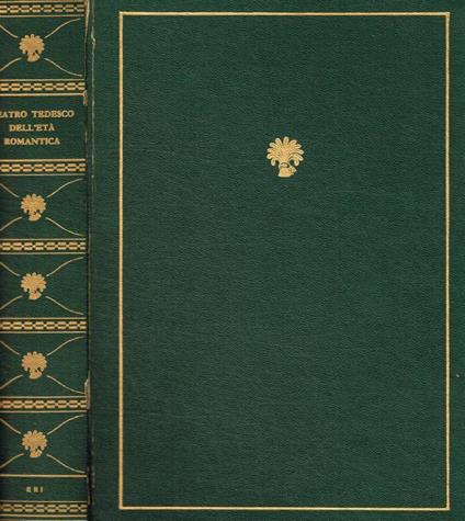 Teatro tedesco dell'età romantica - copertina