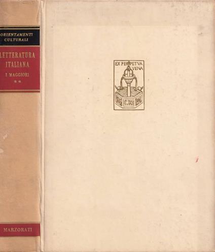 Letteratura italiana, vol. II - copertina