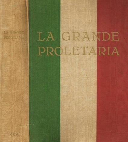 La grande proletaria - copertina